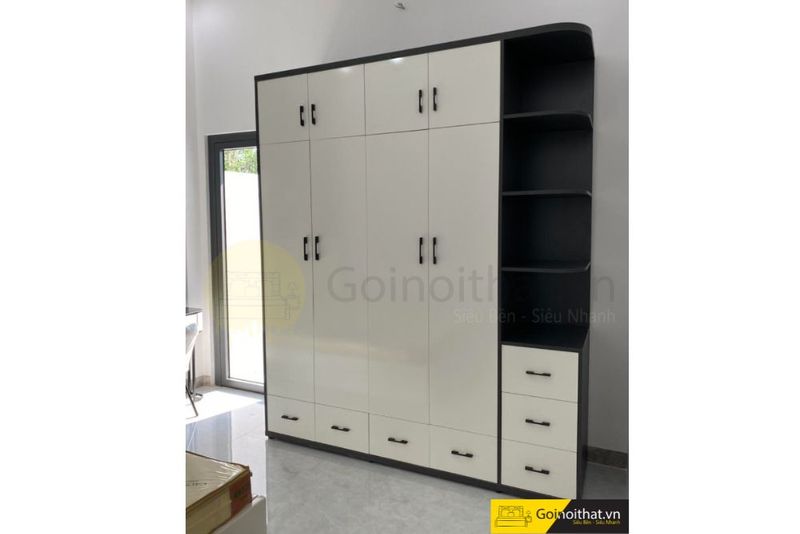 Tủ áo MDF cổ điển