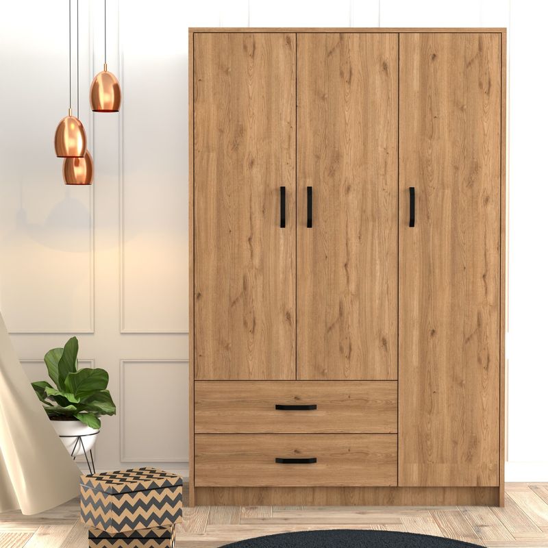 Tủ Quần Áo MDF Chống Ẩm Phủ Melamine 2 Mẫu tủ quần áo MDF phủ melamine hiện đại