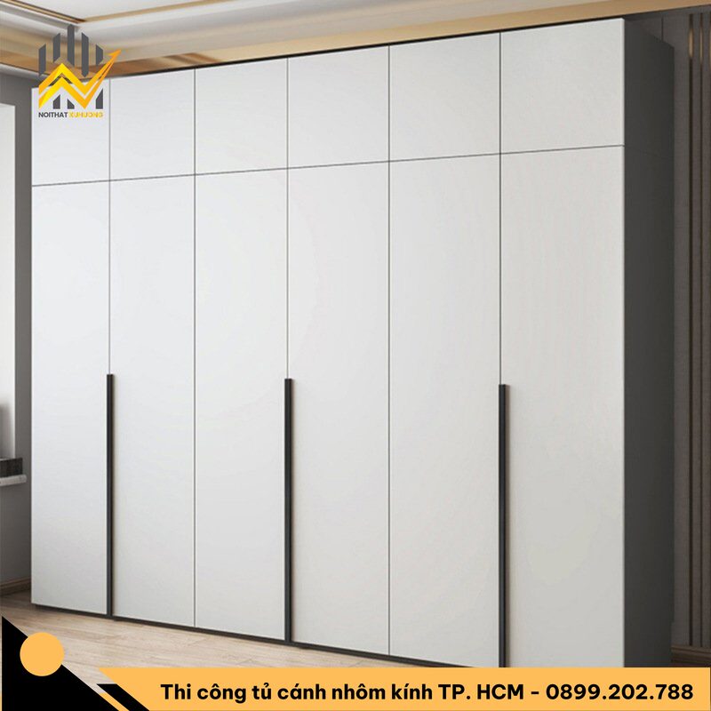 Tủ Áo MDF Chống Ẩm Cho Nhà Phố 4 Tủ áo MDF nhiều màu