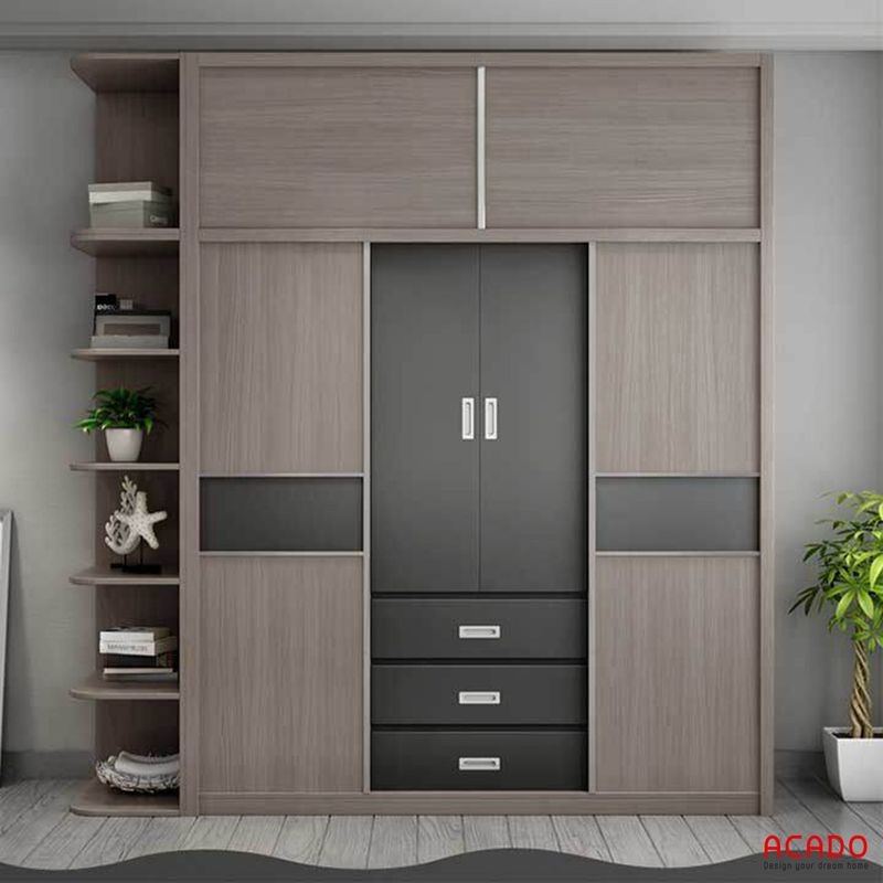 Tủ Áo MDF Chống Ẩm Phủ Laminate 5 Báo giá tủ quần áo gỗ công nghiệp