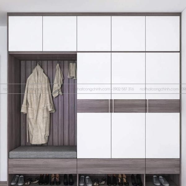 Tủ áo gỗ công nghiệp