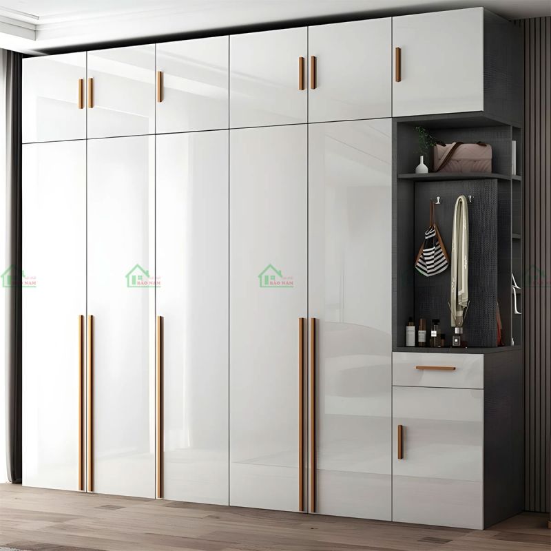 Tủ quần áo acrylic cánh kính cao cấp