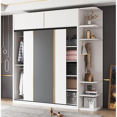 Tủ áo MDF âm tường