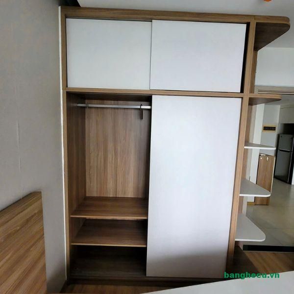 Tủ Áo Gỗ MDF Chống Ẩm Kịch Trần 2 Tủ quần áo liên kệ kịch trần