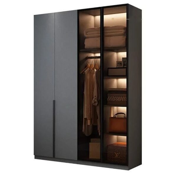 Tủ Quần Áo MDF Chống Ẩm Cao Cấp 4 Hình ảnh tủ cánh lùa