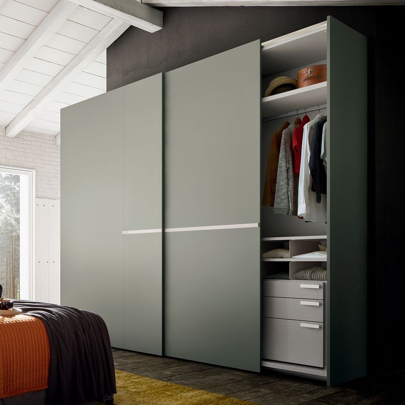 Nội Thất Tủ Áo MDF Chống Ẩm 5 Tủ quần áo MDF chống ẩm có gương