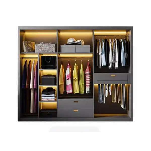 Tủ Áo Gỗ MDF Chống Ẩm Giá Rẻ 1 Tủ quần áo MDF hiện đại